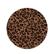 Cheetah Skin Thick Pattern Round Rug Home Decor