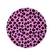 Pink Leopard Skin Pattern Nice Design Round Rug Home Decor