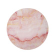 Natural Pink Marble Design Round Rug Home Decor