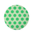 Green Polka Dot Round Rug Home Decor
