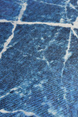 Blue Denim Colorful Background Round Rug Home Decor
