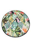 Patch Colorful Background Round Rug Home Decor