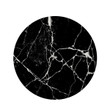 Black And White Cracked Marble Round Rug Home Decor