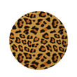 Realistic Yellow Cheetah Skin Round Rug Home Decor