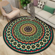 Seamless Gorgeous Mandala Artistic Round Rug Home Decor