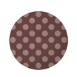 Brown And Tan Polka Dot Beautiful Design Round Rug Home Decor