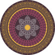 Enticing Traditional Moroccan Floral 3d Flower Round Rug Home Decor