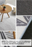 Multicolour Irregular Stitching Pattern Round Rug Home Decor