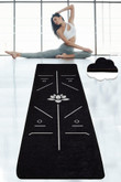Beautiful Lotus Pattern Area Rug Floor Mat Home Decor