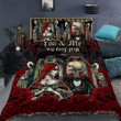 Mystery You And Me We Got This Skull Couple 3d Printed Quilt Set Home Decoration