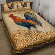 Rooster 3d Printed Quilt Set Home Decoration