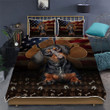 Dachshund Dog Paw 3d Printed Quilt Set Home Decoration