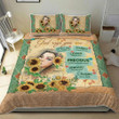 Sunflower Girl God Says You Are 3d Printed Quilt Set Home Decoration