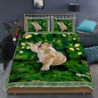 Bulldog Shamrock St Patrick’s Day 3d Printed Quilt Set Home Decoration