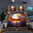 Sunset Native American Spirit 3d Printed Quilt Set Home Decoration