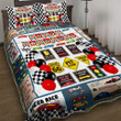 Happy Birthday Racing Boy 3d Printed Quilt Set Home Decoration