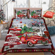 All Roads Lead Home At Christmas 3d Printed Quilt Set Home Decoration