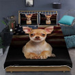 Beige Chihuahua 3d Printed Quilt Set Home Decoration