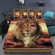 Jesus Is Risen Lion 3d Printed Quilt Set Home Decoration