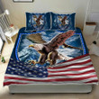 American Eagle 3d Printed Quilt Set Home Decoration