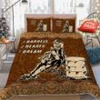 Barrel Heart And Dream Racing 3d Printed Quilt Set Home Decoration