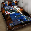 Jesus American Eagle Trucker – Blue Truck 3d Printed Quilt Set Home Decoration