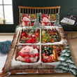 Pig Christmas 3d Printed Quilt Set Home Decoration