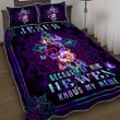 Jesus Because Of Him Heaven Knows My Name 3d Printed Quilt Set Home Decoration
