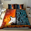 I Might Look Like I’m Listening To You Guitar Lover 3d Printed Quilt Set Home Decoration