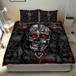 Skull Pattern 3d Printed Quilt Set Home Decoration