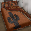 Vintage Cactus Of The Southwest 3d Printed Quilt Set Home Decoration