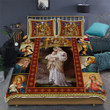 Mother Mary Our Lady Of Grace 3d Printed Quilt Set Home Decoration