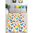 The Collection Of Butterfly Area Rug Floor Mat Home Decor