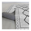Rhombus Border Pattern Area Rug Floor Mat Home Decor