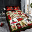 Pickup Truck Merry Christmas 3d Printed Quilt Set Home Decoration