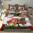 Horse Red Truck All Hearts Come Home For Christmas 3d Printed Quilt Set Home Decoration