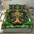 Irish Celtic Shamrock Cross 3d Printed Quilt Set Home Decoration
