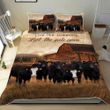 Angus Cattle Live Like Someone Left The Gate Open 3d Printed Quilt Set Home Decoration