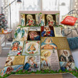 Virgin Mary Our Lady Of The Rosary 3d Printed Quilt Set Home Decoration