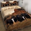 Angus Cattle Live Like Someone Left The Gate Open 3d Printed Quilt Set Home Decoration