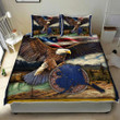 Alaska State Eagle 3d Printed Quilt Set Home Decoration