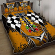 Drag Racing. Yellow Ver 3d Printed Quilt Set Home Decoration