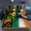 Irish Leprechaun American Us 3d Printed Quilt Set Home Decoration