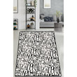 Classic Style Letter Area Rug Floor Mat Home Decor