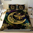 Bee On The Moon Mandala 3d Printed Quilt Set Home Decoration