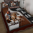 Team Roping 3d Printed Quilt Set Home Decoration