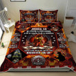 Your God Will Be With You Wherever You Go Firefighter 3d Printed Quilt Set Home Decoration
