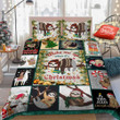 Wake Up When It’s Christmas Sloth 3d Printed Quilt Set Home Decoration