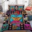 Butterfly Colorful 3d Printed Quilt Set Home Decoration