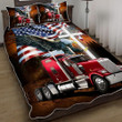 Jesus American Eagle Trucker 3d Printed Quilt Set Home Decoration